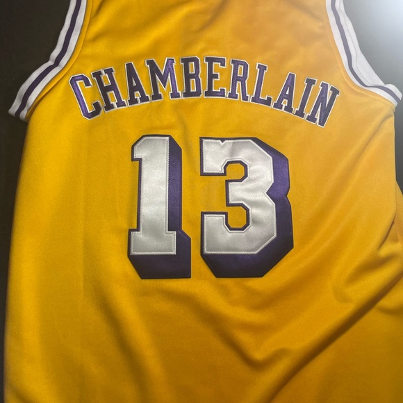 Wilt Chamberlain Mitchell & Ness Hardwood Classics authentic Lakers Jersey - Picture 2 of 10